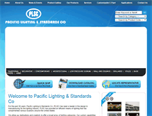Tablet Screenshot of pacificlighting.com